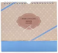 【オリジナル】2019年卓上カレンダー(みけおう) C95/PINK CHUCHU