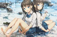 【P】第6页油画海边的双胞胎(Anmi)Anmi插图展SUPERBLOOM/眼镜少女&pixiv WAEN GALLERY