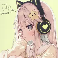 [直筆サイン入り]【オリジナル】スクエアキャンバスアート(ほし) C105/うさぎ号