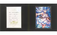 [直筆サイン入り]【オリジナル】A5サイズ専用台紙入りジークレー INTENSE Book(鴨見カモミ) ILLUSTRATION WEEK 2/絵守未來プロジェクト 