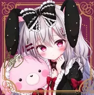[直筆サイン入り]【オリジナル】S1キャンバスアート うさみみねねこちゃん(ぴこぴこぐらむ) C107/プラチナきのこ