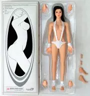 Seamless Feminine Body (Chest Protector / Long Black Hair) Ver. 4.0 Middle Breast 1/6 Movable Figure