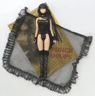 1/6 女性 ドール(黒コスチューム)
