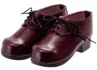 50 cm Plain Shoes Dark Red