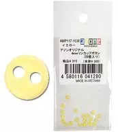 Azon Original 4 mm Lin Cup Button (20 pcs) Yellow "Material Parts Series"