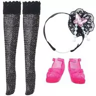Harajuku Girls School Coordination Goods Set DIAMOND QUEEN Rose 「 Licca Chan 」