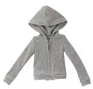 Sudadera con capucha casual con forro polar para AZO2 (gris)
