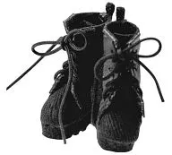 1/12 Military Combat Boots (Black)