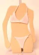 Bikini triangular para 1/6 + String Pan (blanco)