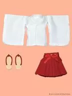 1/12 Pico D Mini-Length Miko Fuku Set (White x Red)