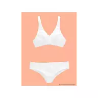 48/50cm Simple Underwear Set (White)