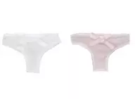 1/12 ピコD用 リボンショーツセットII(ホワイト＆ピンク)