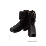 50 cm Scrunchy Engineer Boots (Dark Brown) "Black Raven Clothing"