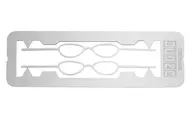 Assault Lily & Custom Lily Dedicated Etching Glasses (Silver) 「 Material Parts Series 」