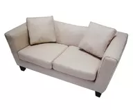 SD用 二人掛けモダンソファー(ベージュ) D2B 「ドルフィーファニチャー」 ボークスショップ＆ホビー天国ウェブ限定