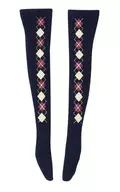 Argyle Pattern Knee Socks for PNS2 (Navy)
