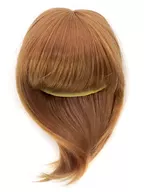 9インチ用 ヘアウィッグ セミロング(香染)