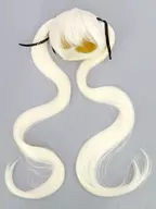 9インチ用 ヘアウィッグ ツインディーヴァ(白磁)