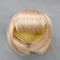 9インチ用 ヘアウィッグ 前下がりボブ(退紅)