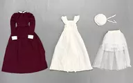 SD・DD用 憧れの先輩メイドセット(エンジ) 「ラ・ペルソナーレ コレクション/ブラックレーベル」  ボークスショップ＆ホビー天国ウェブ限定 