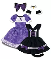 1/3 50 cm Moonnight Bad Cat Maid Set (cm (púrpura x negro)