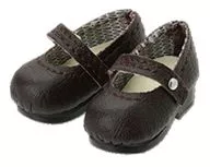 1/12 ピコニーモ D (para pés pequenos) Strap Shoes (Dark Brown)