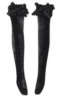 1/12 ピコニーモ Lace Knee-High Stockings (Black x Black Lace)