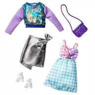 Barbie Fashion 2 Pack Silver Pastel "Barbie - Barbie -"