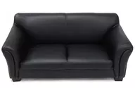 SD用 二人掛けモダンソファー・黒 C2B 「ドルフィーファニチャー」 ボークスショップ＆ホビー天国ウェブ限定