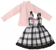 1/12 ピコニーモ GirlY Jumper Skirt Set (White x Black Check)