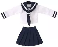 1/12 Long Sleeve Sailor Suit II (White x Navy) for white x Navy)