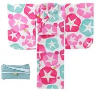 1/3 45 cm Yukata Set ~ Morning glory and Otome ~ (Moon White)