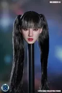 1/6 韓国人女性ヘッド(黒髪ツインテール) SD-H041B