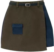 Mini-saia de comutação para AZO2 (Khaki Brown x Navy) "Azo Can"
