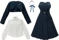 Bolero & Jumper Skirt Uniform set (Navy) "和遥 Kina uniformes escolares Collection" para AZO2