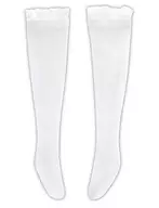 Frill Knee Socks for PNS (White)