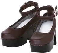 Zapatos de correa del tobillo para 50 cm (marrón oscuro)