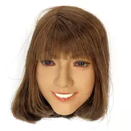 1/6 女性ヘッドE(茶髪ボブ)