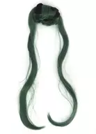 Heat-Resistant Hair Wig for SD/DD (Twin Tail / Dark Green)