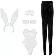 Enamel Bunny Girl Set (White) for AZO2