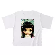 Big T-Shirt Crop (White / Retro Future Remix) "Blythe Blythe"