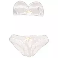 Strapless Bra & Panties for AZO2 (White x Milk)