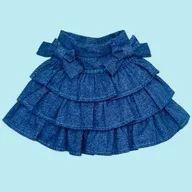 22 cm Tiered Skirt (Indigo) "Blythe" Dear Darling fashion for dolls