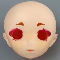 [破損品/カスタマイズ済み] 1/3用 ドールヘッド(赤紫メイク)
