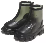 クリアブーツ(ブラック) 「Licca closet series」 クリアシューズコレクション