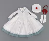 60cm ドール用 セーラードレス(ホワイト)