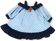 MDD用 オフショルAラインワンピース(水玉ブルー)