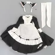 [破損品] MDD用 猫メイド(ロング) 衣装セット