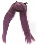 8-8.5インチ用 ウィッグ(ツインテール/パープル)