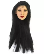 1/6用 アジア美人ヘッド(ロング/ブラック)